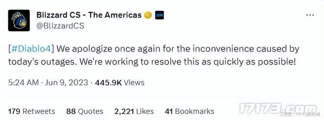 滿級掉線永久死亡?《暗黑4》垃圾伺服器禍害玩家,暴雪發文致歉