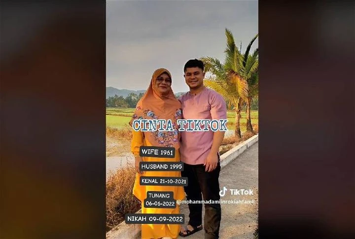 28歲男子娶62歲妻　TikTok成「月老」為兩人牽線