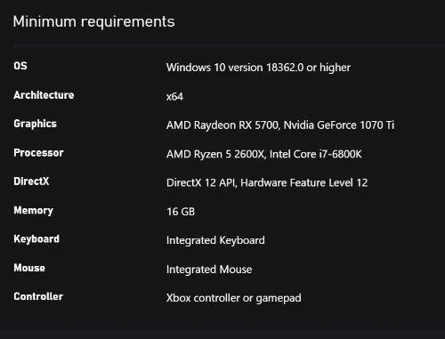 外媒稱《星空》PC配置要求有點怪 似乎還沒經過測試