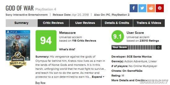 給奎爺帶來新生的《戰神》，被Steam打骨折了