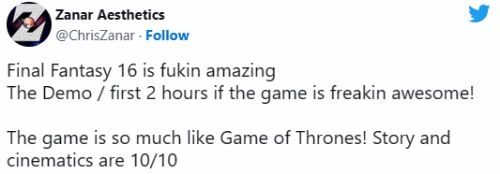 《FF16》Demo玩家讚不絕口：我現在就要買遊戲！