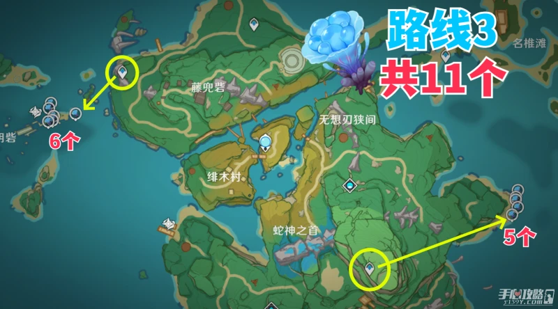 《原神》楓原萬葉突破材料海靈芝183個收集攻略