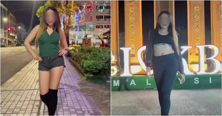 性感女子丹州景點挑逗走秀　網民：別把吉蘭丹當成吉隆坡