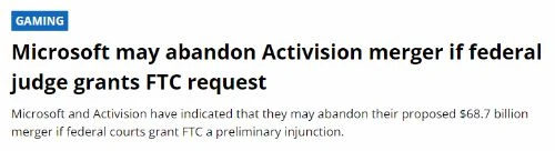 你是哪頭的？微軟律師建議若FTC勝訴 公司可放棄收購