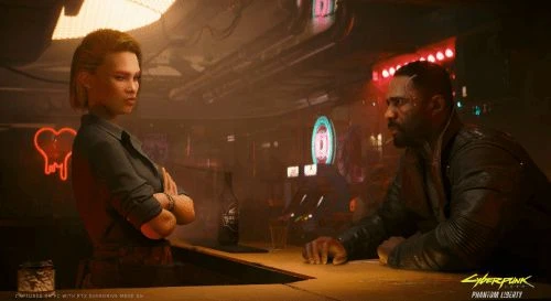 《賽博朋克2077》資料片新截圖：神秘黑人特工登場