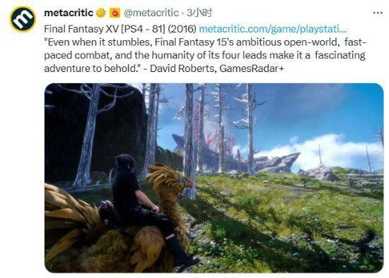 《FF16》評分即將解禁：M站貼前作媒體評分：81分