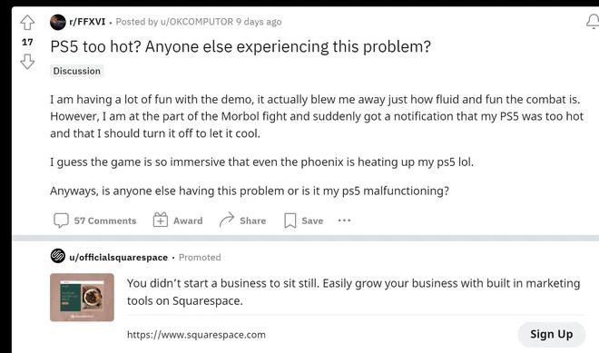 《最終幻想16》Boss戰會導致PS5過熱