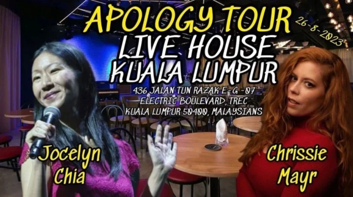 脫口秀演員Jocelyn Chia來馬表演? 網民質疑再次戲弄大馬人