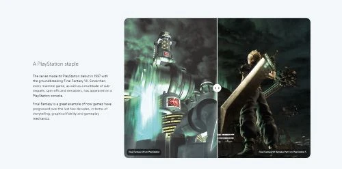 索尼PS上線《最終幻想》專題網站 介紹系列起源