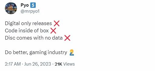 國外網友曬實體版遊戲：不應該被數字版取代！