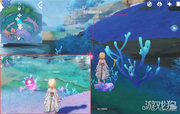 原神珊瑚真珠採集路線一覽 6分鐘採集59個