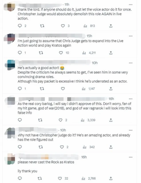 《戰神》總監闢謠讓巨石強森演奎爺 粉絲：謝天謝地