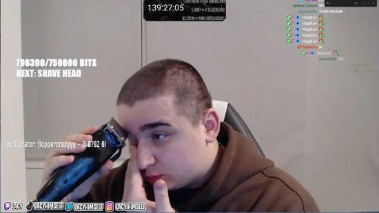 遊戲主播接受大額打賞後剃光頭：隨後打賞被退款