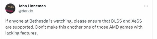 《星空》AMD獨家合作令玩家憤怒：我們需要DLSS！