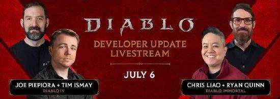 暴雪宣布下周直播 介紹暗黑4首賽季和暗黑不朽新職業