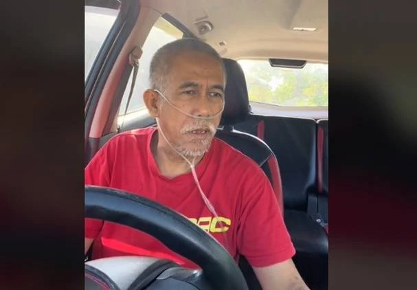 為妻兒拖著病軀戴氧氣管工作　德士司機引網民心疼