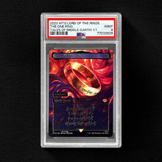 全球唯一一張《魔戒》卡牌被找到後 卡包價格暴跌