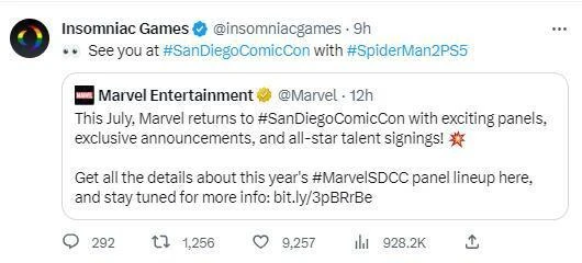 含金量比肩E3 《蜘蛛俠2》確認參加23聖地亞哥動漫展