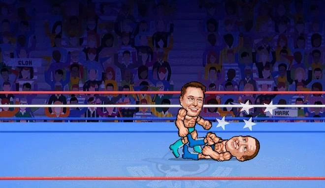 同人遊戲都做好了 兩位億萬富翁的約架怎麼還沒打起來？