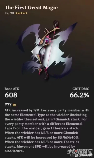 《原神》林尼專武屬性