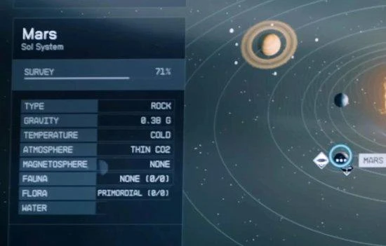 《星空》中火星與現實很不同：或有外星生命的存在！