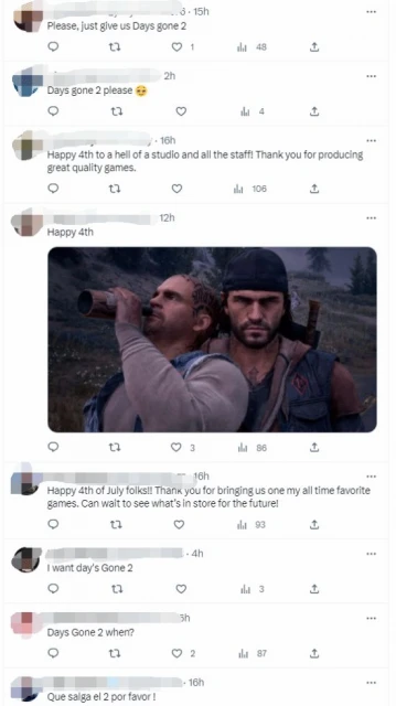 《往日不再》發圖慶美國獨立日 玩家：快出第二部！