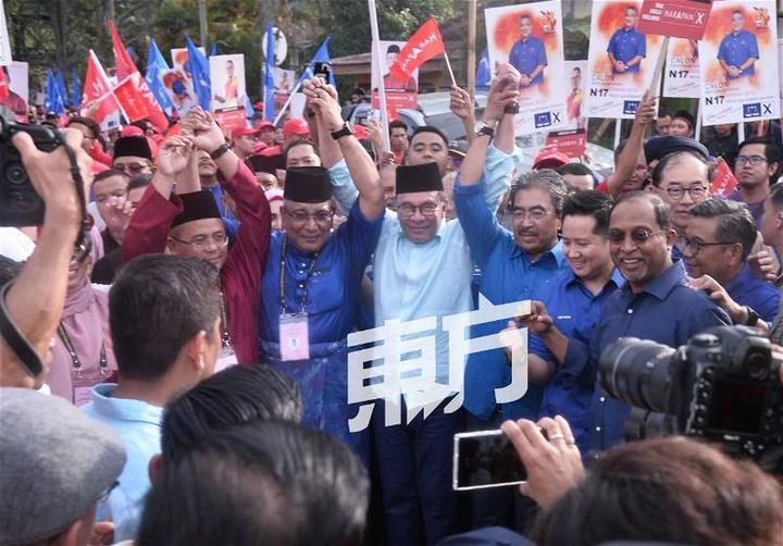 安華助陣士拉央3州席希盟戰將　國盟支持者高唱《Hoi Hoi Ya Hoi》