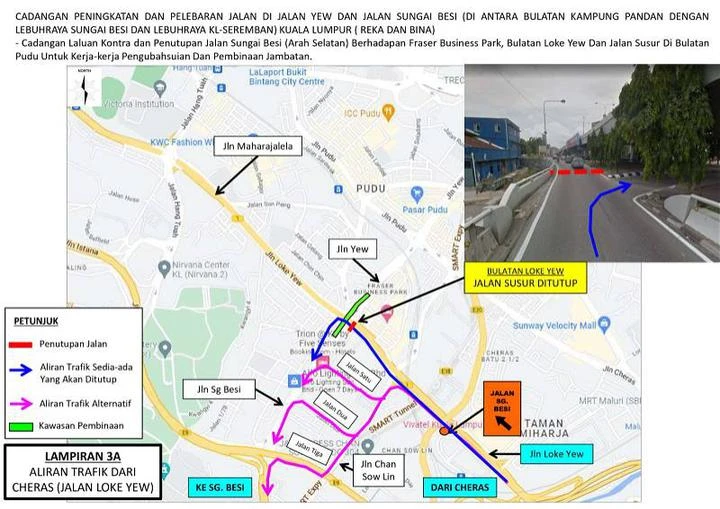 讓路高架橋興建工程　隆市半山芭多條道路5日起關閉一年