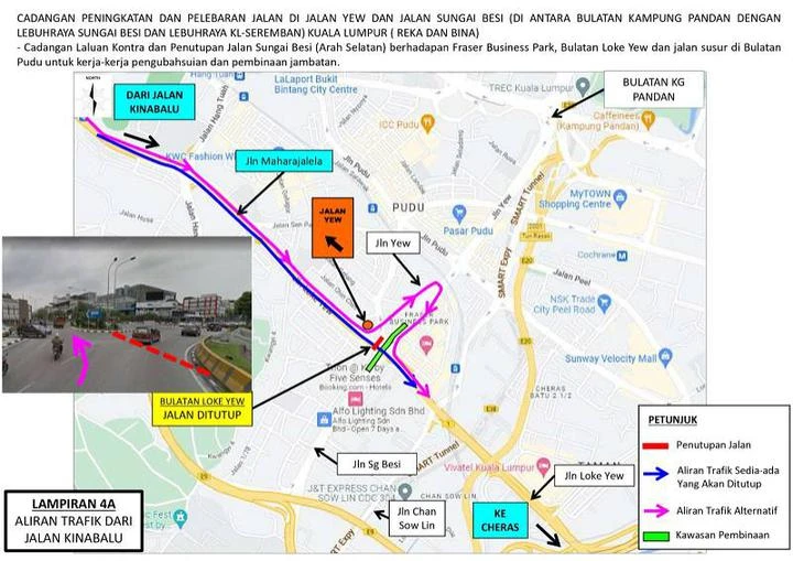 讓路高架橋興建工程　隆市半山芭多條道路5日起關閉一年