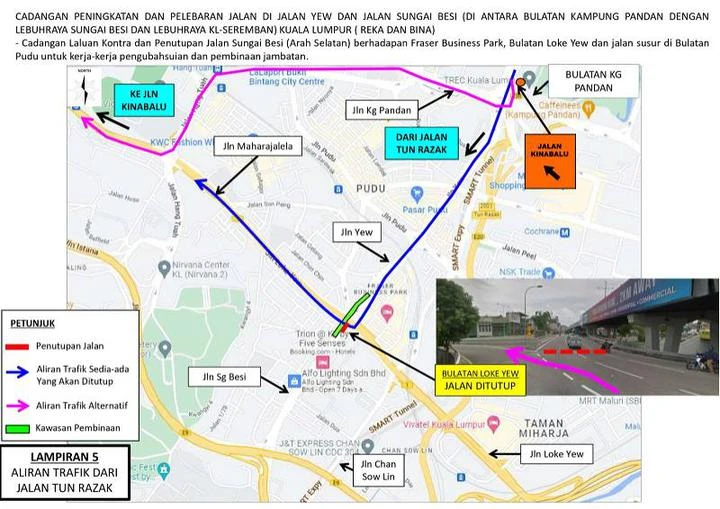 讓路高架橋興建工程　隆市半山芭多條道路5日起關閉一年