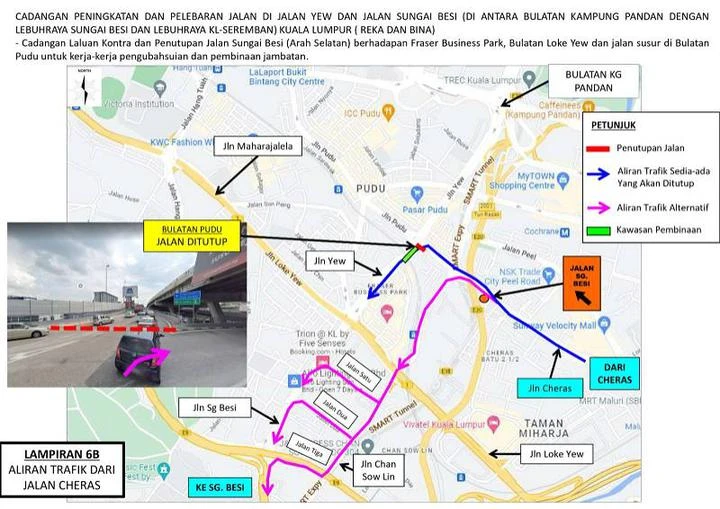 讓路高架橋興建工程　隆市半山芭多條道路5日起關閉一年