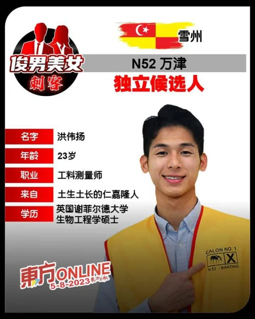 不怕遭白眼諷刺　最帥獨立候選人洪偉揚盼成政治清流