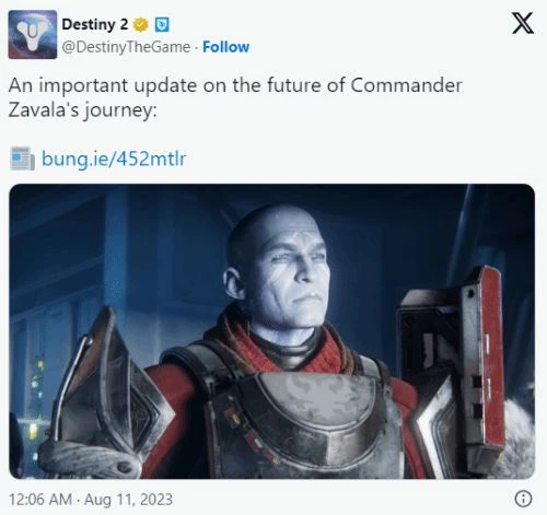 《命運2》薩瓦拉新配音確認:接替已故演員蘭斯萊迪克