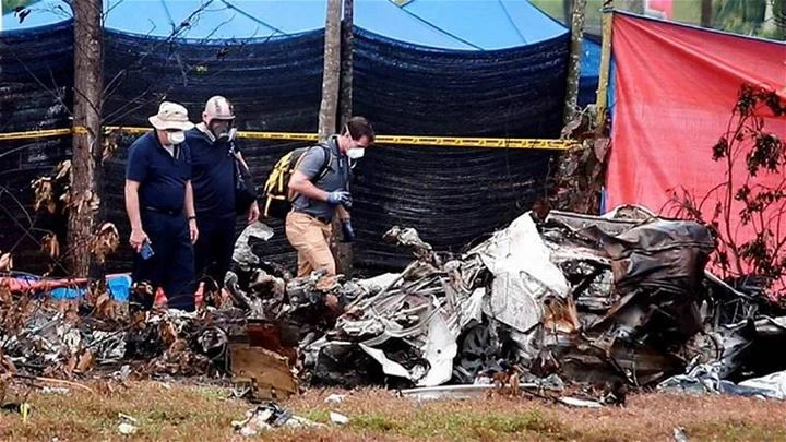 【莎阿南墜機10死】美國調查小組抵馬　對墜機事故現場展開勘查