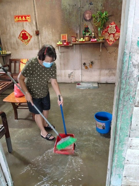 一場豪雨　芙蓉縣10區陷汪洋一片