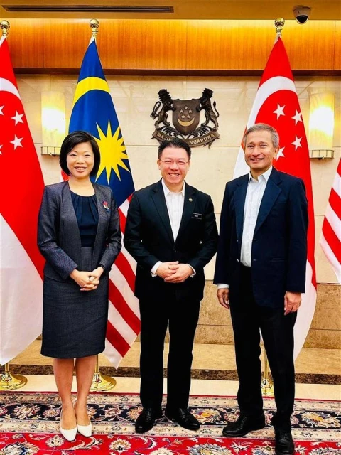 倪可敏官訪新加坡　推動馬新合作共贏