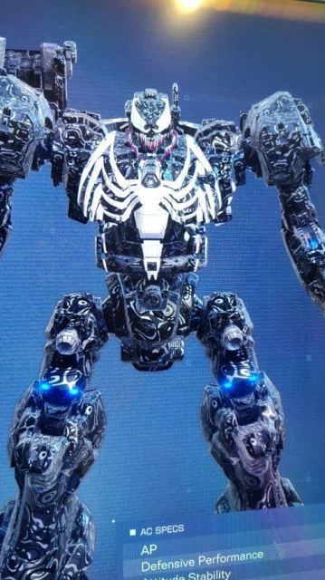 《裝甲核心6》塗裝被玩壞！卡比、毒液、百事可樂