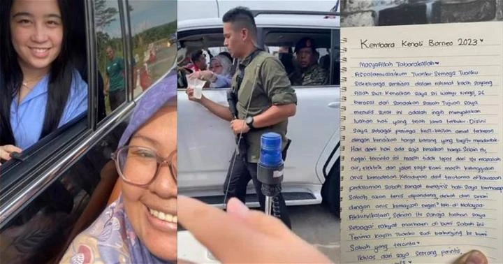 趁元首伉儷在沙自駕游　女子獲准上書手寫信反映民情