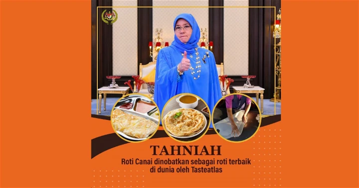 祝賀Roti Canai世界第一　元首後：國家元首也愛吃