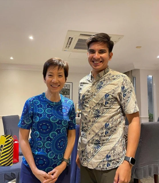 賽沙迪化身型男主廚　親自下廚招待新國部長傅海燕