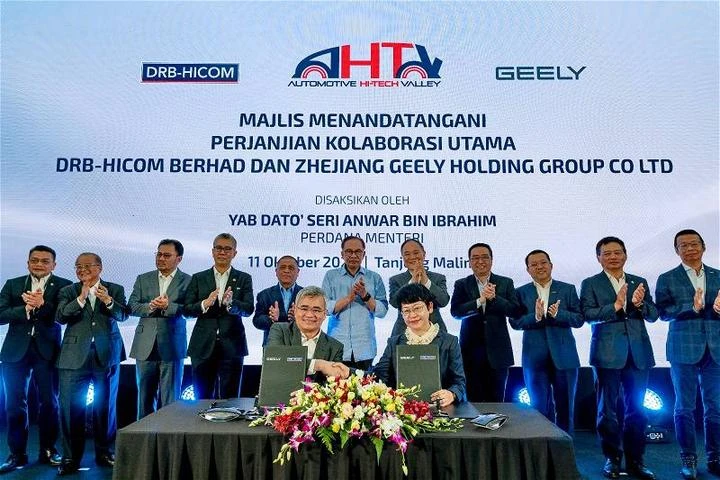 安華見證吉利與多元重工簽署主合作協議