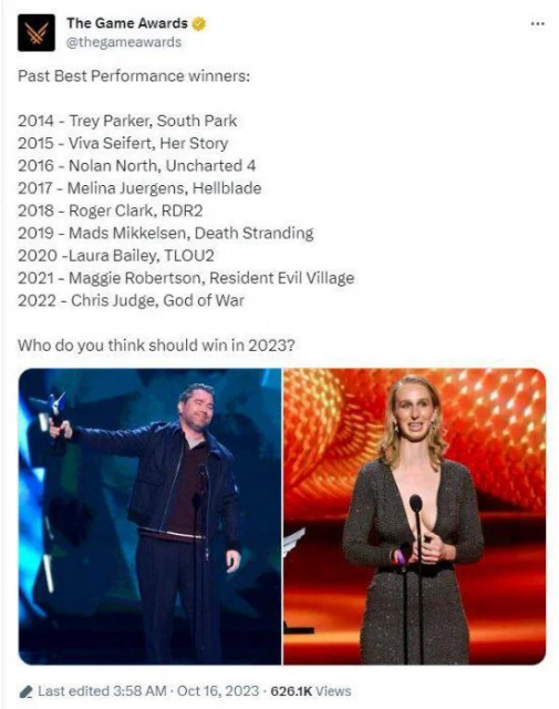 TGA官方細數歷屆最佳表演獎得主：今年花落誰家？