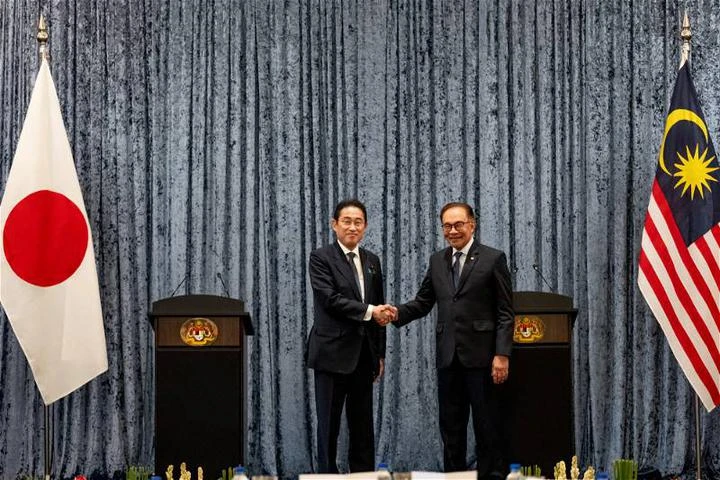 安華贊日本致力解決以巴課題　將共同探索國防與海事新合作