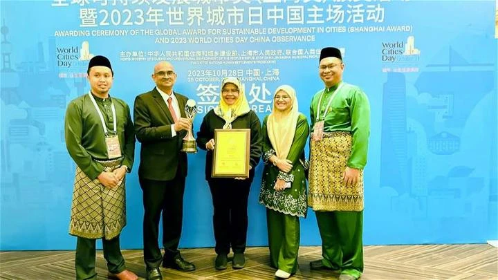 檳城喬治市榮獲　首屆「全球城市可持續發展獎」