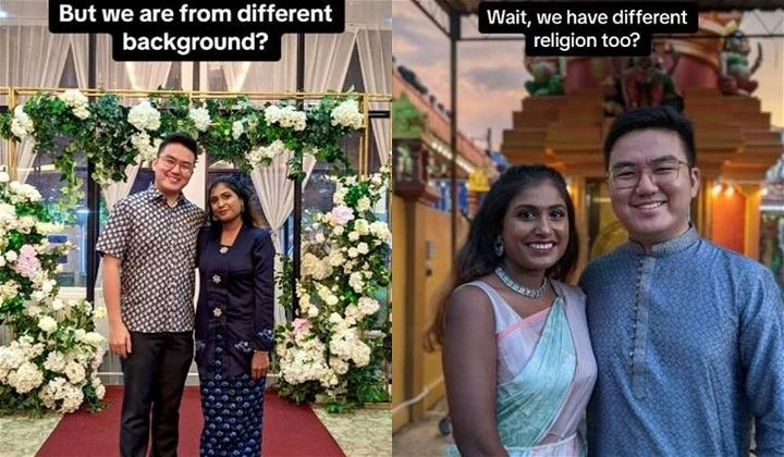 大馬跨種族婚姻引網民關注　當了2年午餐夥伴 膚色不同無阻結為夫妻