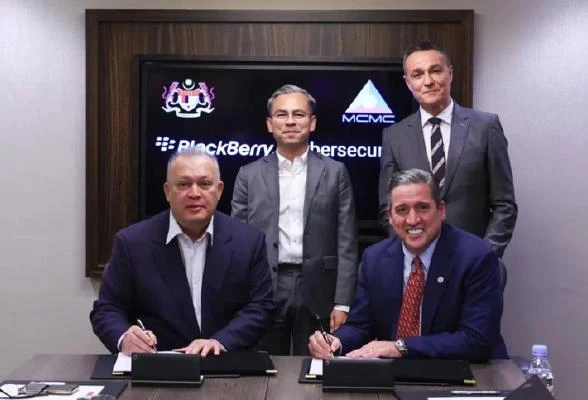 黑莓與大馬政府簽網安協議
