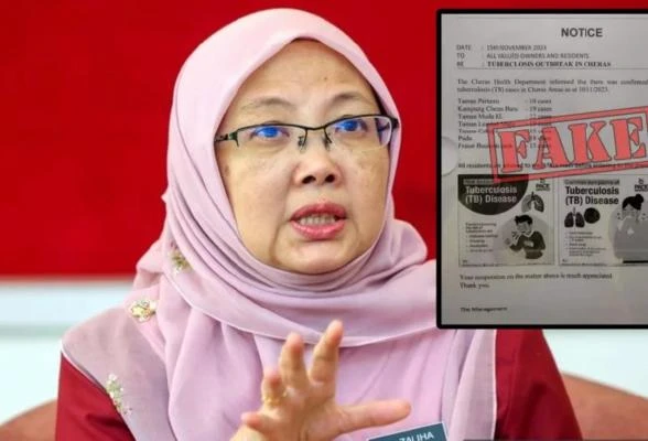 吉隆坡蕉賴並無結核病爆發　扎麗哈：情況目前仍受控制