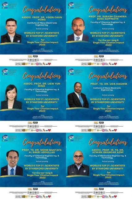 全球前2%頂尖科學家　玻璃市大學6講師入榜