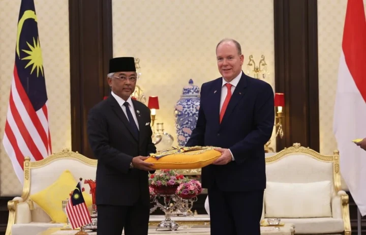 摩納哥親王拜會大馬國家元首 授予皇室榮譽勳章