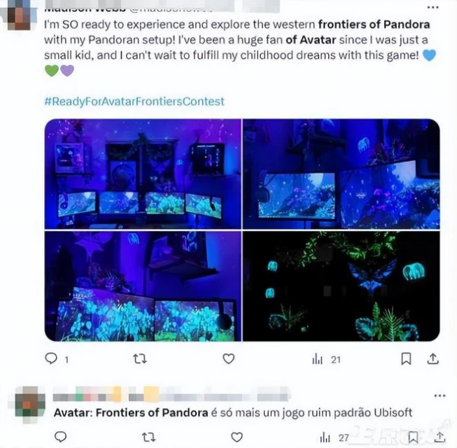 育碧新作卡梅隆都點贊，打造一個外星生態，但被吐槽好看不好玩